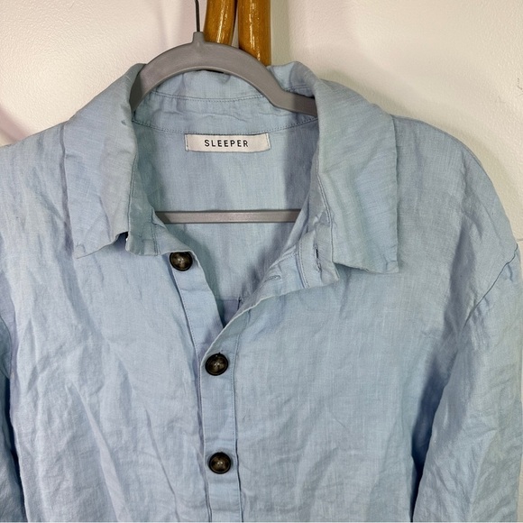 Sleeper Light Blue Women's Blouse - Picture 4 of 9